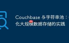 Couchbase 與字符串池：優(yōu)化大規(guī)模數(shù)據(jù)存儲(chǔ)的實(shí)踐