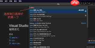VisualStudio如何创建Java文件