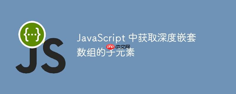 JavaScript 中获取深度嵌套数组的子元素-小浪学习网