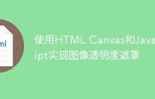 使用HTML Canvas和JavaScript实现图像透明度遮罩