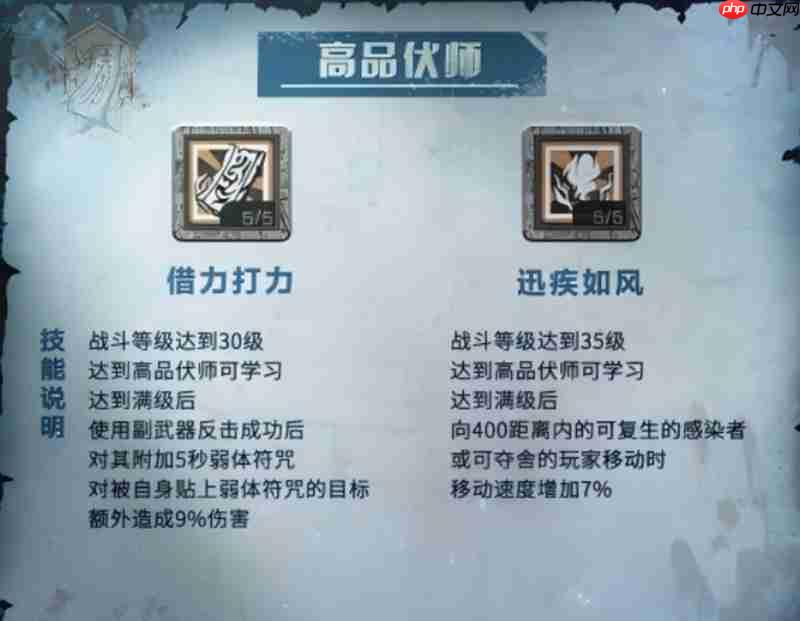 明日之后伏师有什么技能 伏师职业技能全解析