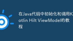 Tutorial for initializing and calling Kotlin Hilt ViewModel in Java code