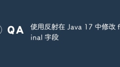Modify final fields in Java 17 using reflection