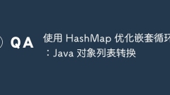 Optimizing nested loops with HashMap: Java object list conversion