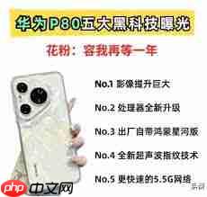 华为p80和mate70哪个更值得购买