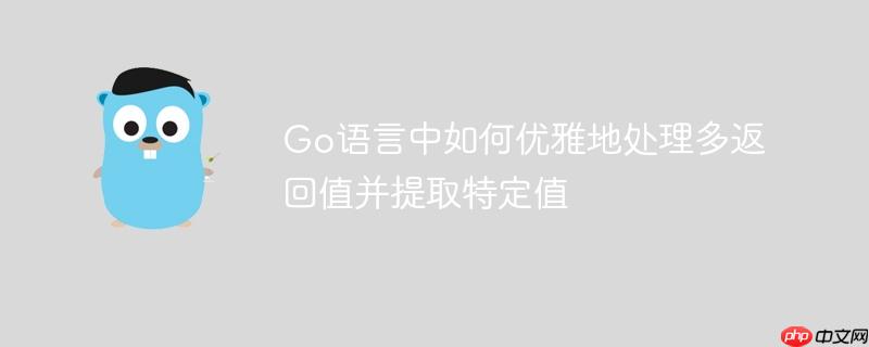 Go语言中如何优雅地处理多返回值并提取特定值-小浪学习网