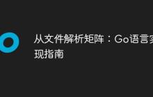 从文件解析矩阵：Go语言实现指南