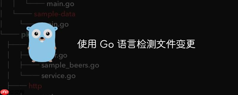 使用 go 语言检测文件变更