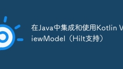 Integrating and using Kotlin ViewModel in Java (Hilt Support)