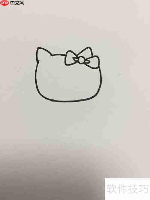 Hello Kitty简笔画教程