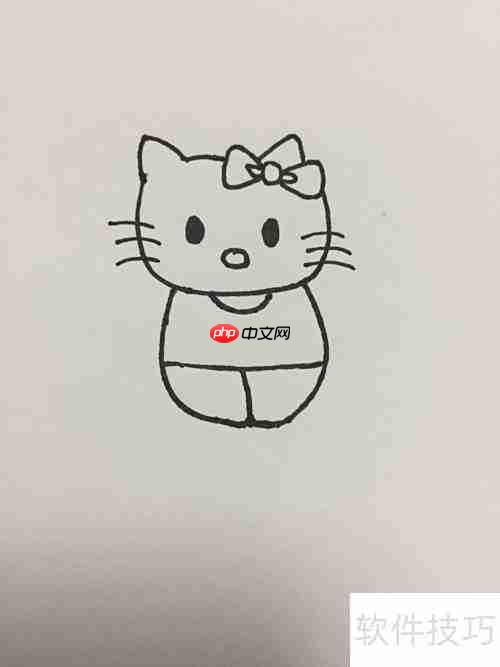 Hello Kitty简笔画教程