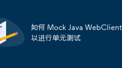 How to Mock Java WebClient for unit testing