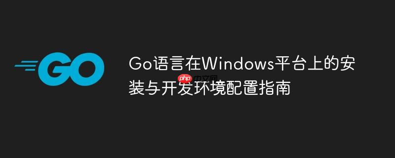 Go语言在Windows平台上的安装与开发环境配置指南-小浪学习网