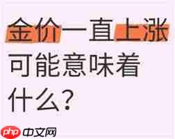 金价上涨意味着什么