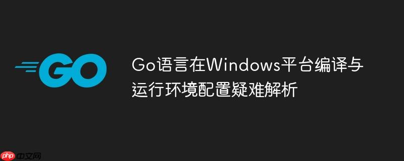 Go语言在Windows平台编译与运行环境配置疑难解析