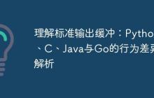 理解標(biāo)準(zhǔn)輸出緩沖：Python、C、Java與Go的行為差異解析