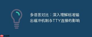 多语言对比：深入理解标准输出缓冲机制与TTY连接的影响