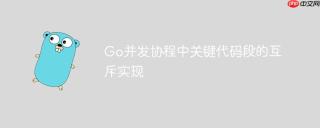 Go并发协程中关键代码段的互斥实现