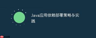 java应用依赖部署策略与实践