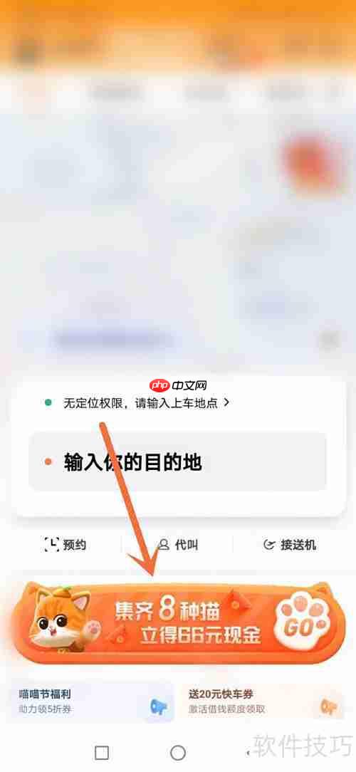 滴滴抢车位集猫攻略