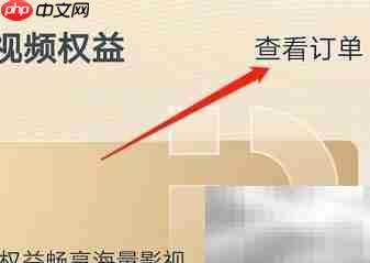安卓影视大全权益订单查看指南