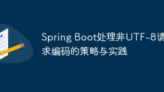 Spring Boot's strategy and practices for handling non-UTF-8 request encoding