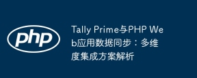 Tally PrimeおよびPHP Webアプリケーションデータの同期:多次元統合ソリューション分析