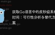 获取Go语言中的皮秒级系统时间：可行性分析与替代方案