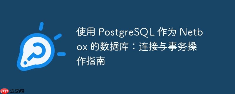 使用 PostgreSQL 作为 Netbox 的数据库：连接与事务操作指南-小浪学习网