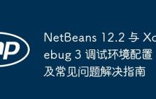 NetBeans 12.2 与 Xdebug 3 调试环境配置及常见问题解决指南