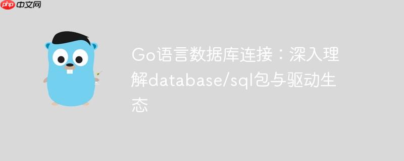 Go语言数据库连接：深入理解database/sql包与驱动生态-小浪学习网