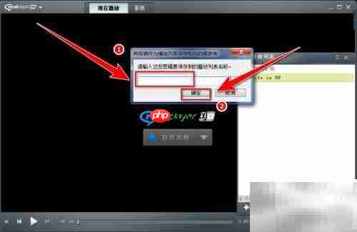 RealPlayer保存播放列表方法