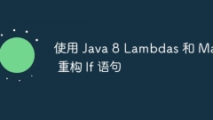 Refactoring If statements using Java 8 Lambdas and Map