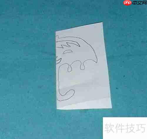 剪出迷你小雨伞