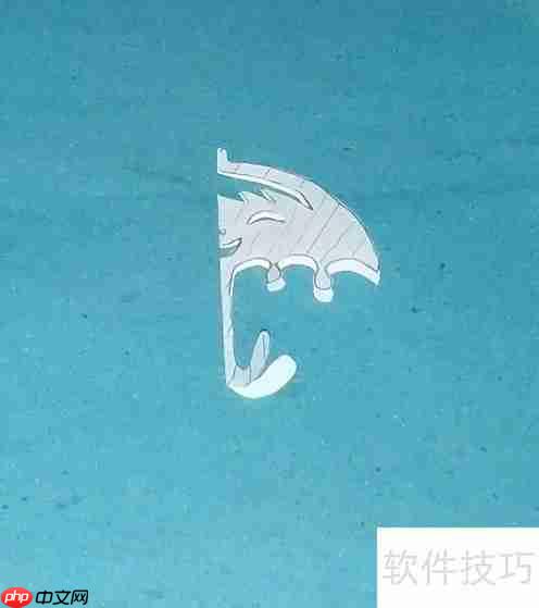 剪出迷你小雨伞