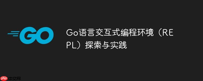 Go语言交互式编程环境（REPL）探索与实践-小浪学习网