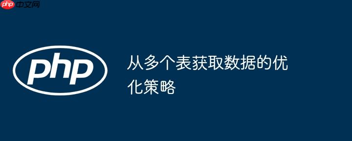 从多个表获取数据的优化策略-小浪学习网