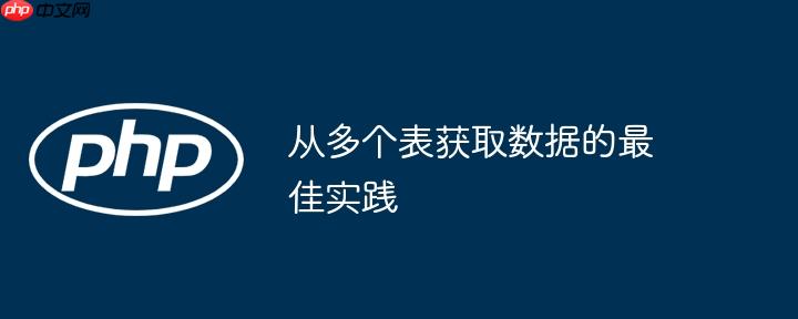 从多个表获取数据的最佳实践-小浪学习网