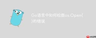 Go语言中如何检查os.Open()的错误