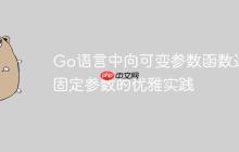 Go语言中向可变参数函数追加固定参数的优雅实践