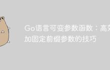 Go语言可变参数函数:高效添加固定前缀参数的技巧