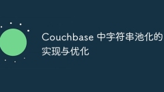 Implementation and optimization of string pooling in Couchbase