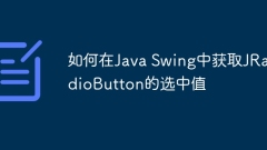 How to get the selected value of JRadioButton in Java Swing