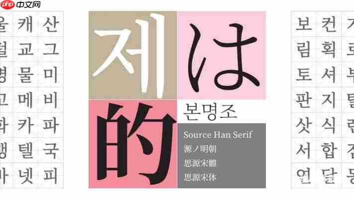 Source Han Serif SC Bold字体免费下载,官方正版安装指南