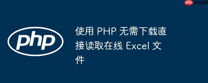 使用 PHP 无需下载直接读取在线 Excel 文件-小浪学习网