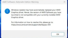 How to Fix Windows Update Replaced Your AMD Graphics Driver?