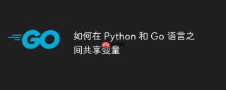 如何在 Python 和 Go 语言之间共享变量