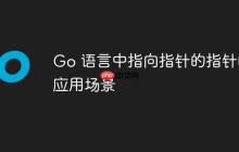 Go 语言中指向指针的指针的应用场景