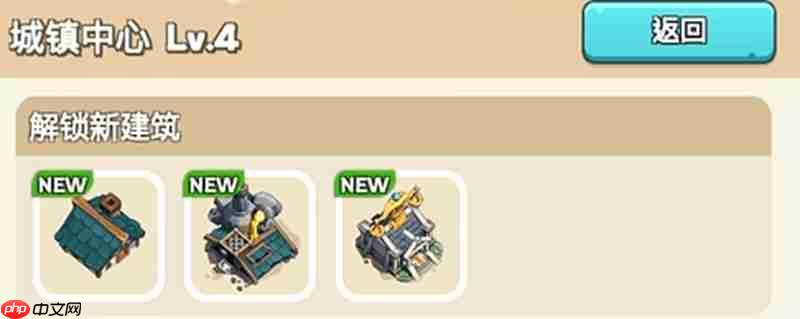 奔奔王国科技怎么发展 城镇中心升级玩法详细介绍