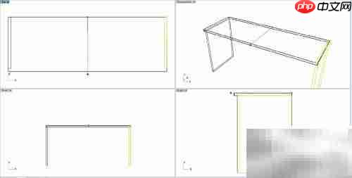 Rhino 5.0条桌制作入门